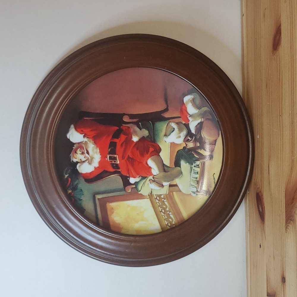 To All A Good Night - Knowles Haddon Sundblom Series Collectors Plate COA EUC JO